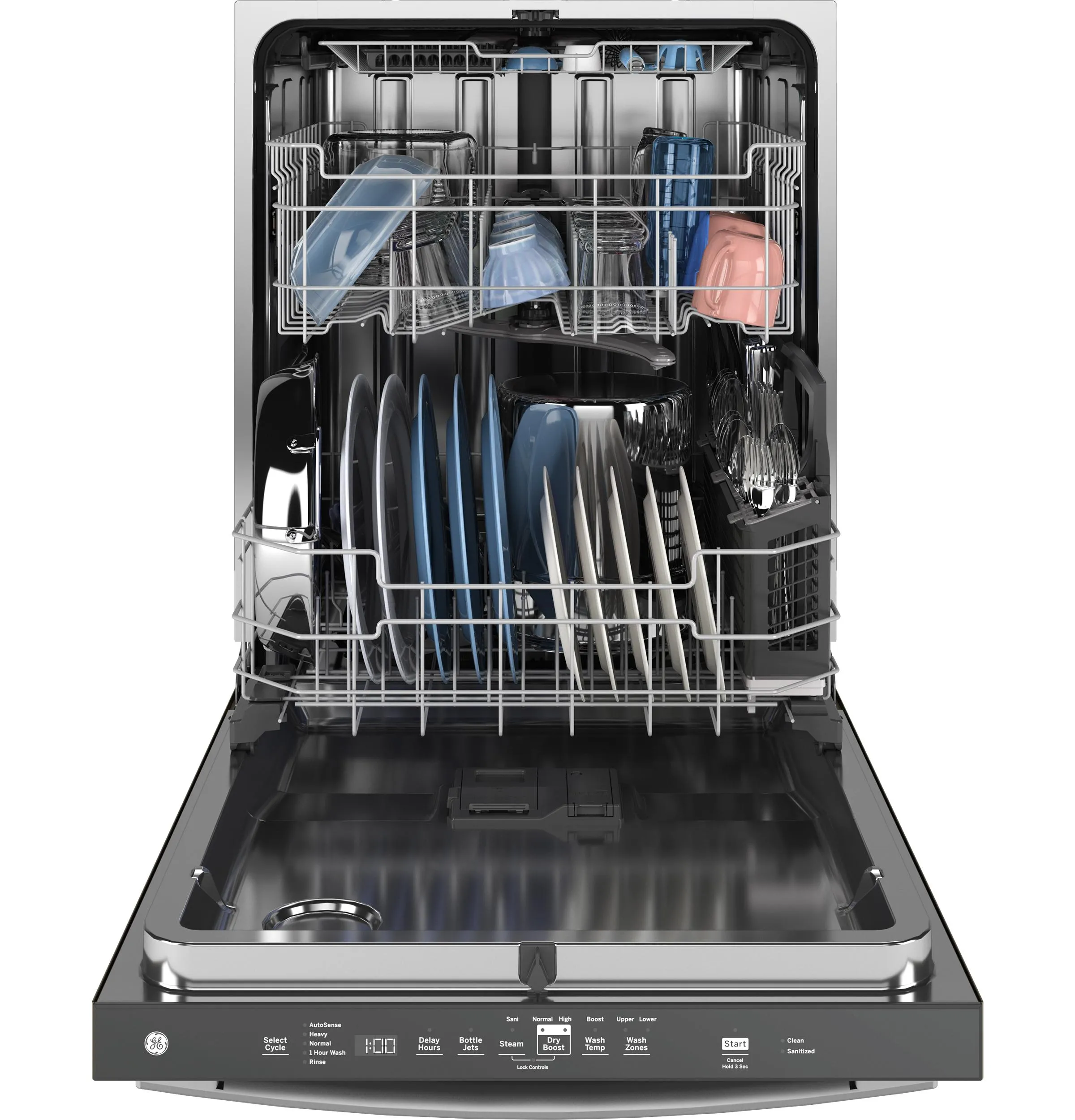 Ge Appliances GDT670SYVFS Ge Top Control With Stainless Steel Interior Dishwasher With Sanitize Cycle