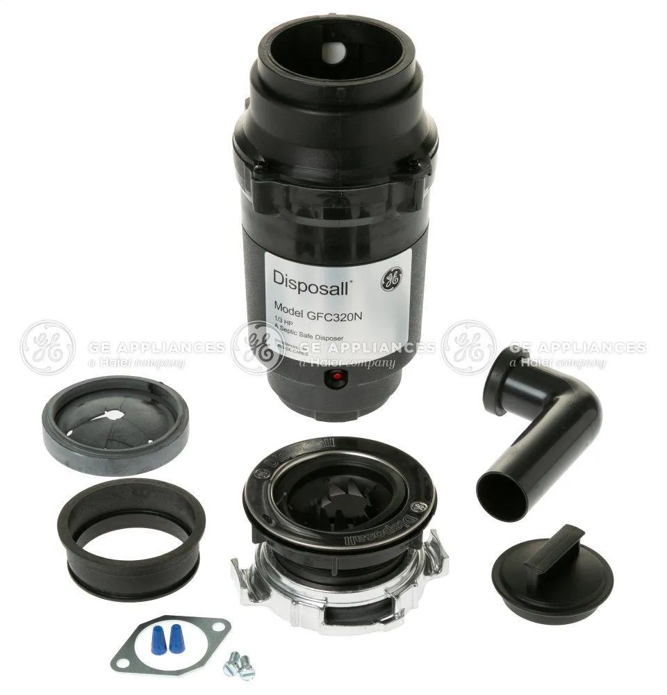 Ge Appliances GFC320N Ge1/3 Hp Continuous Feed Garbage Disposer Non-Corded