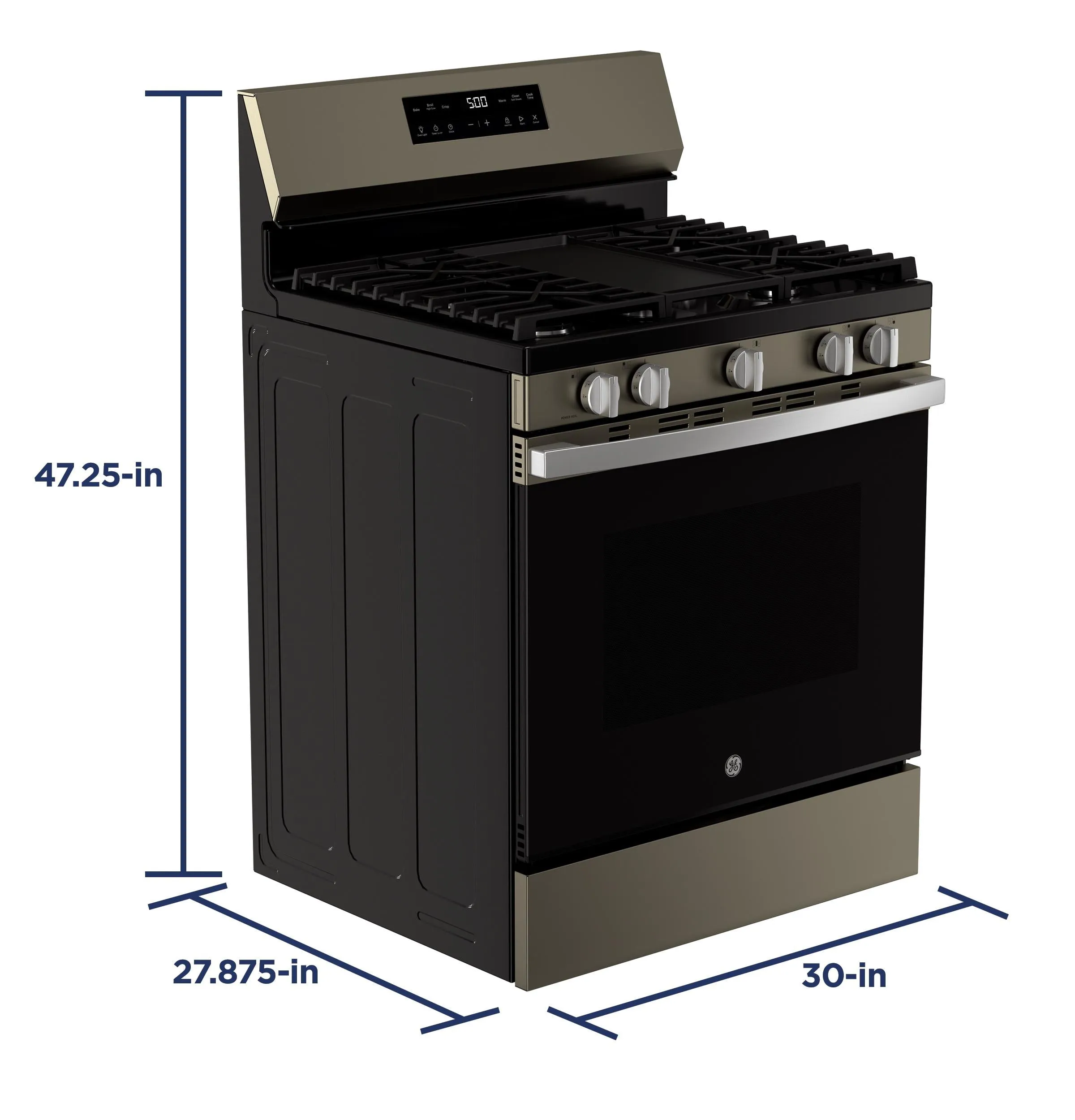 Ge Appliances GGF500PVES Ge 30" Free-Standing Gas Range With Crisp Mode