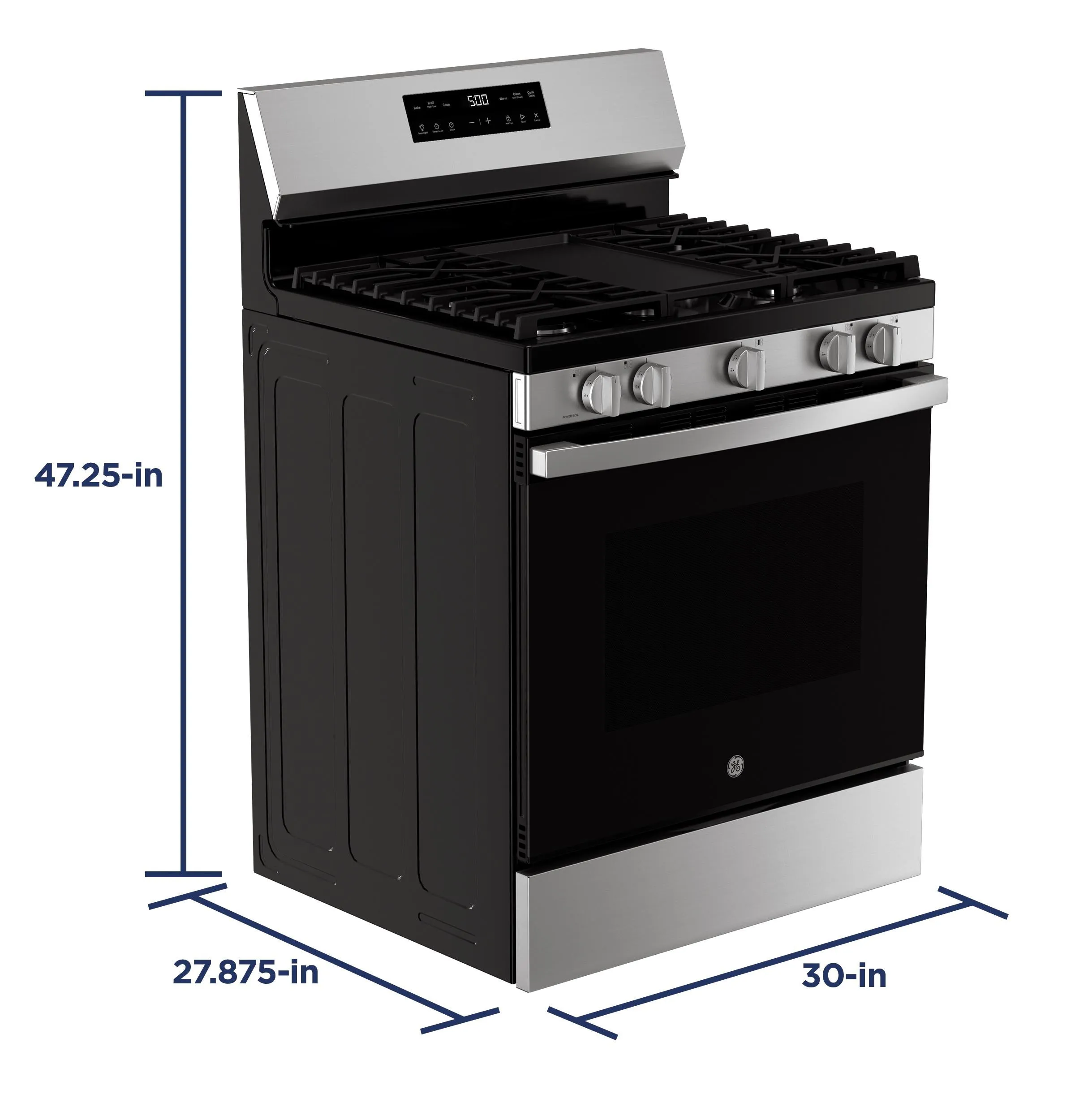 Ge Appliances GGF500PVSS Ge 30" Free-Standing Gas Range With Crisp Mode