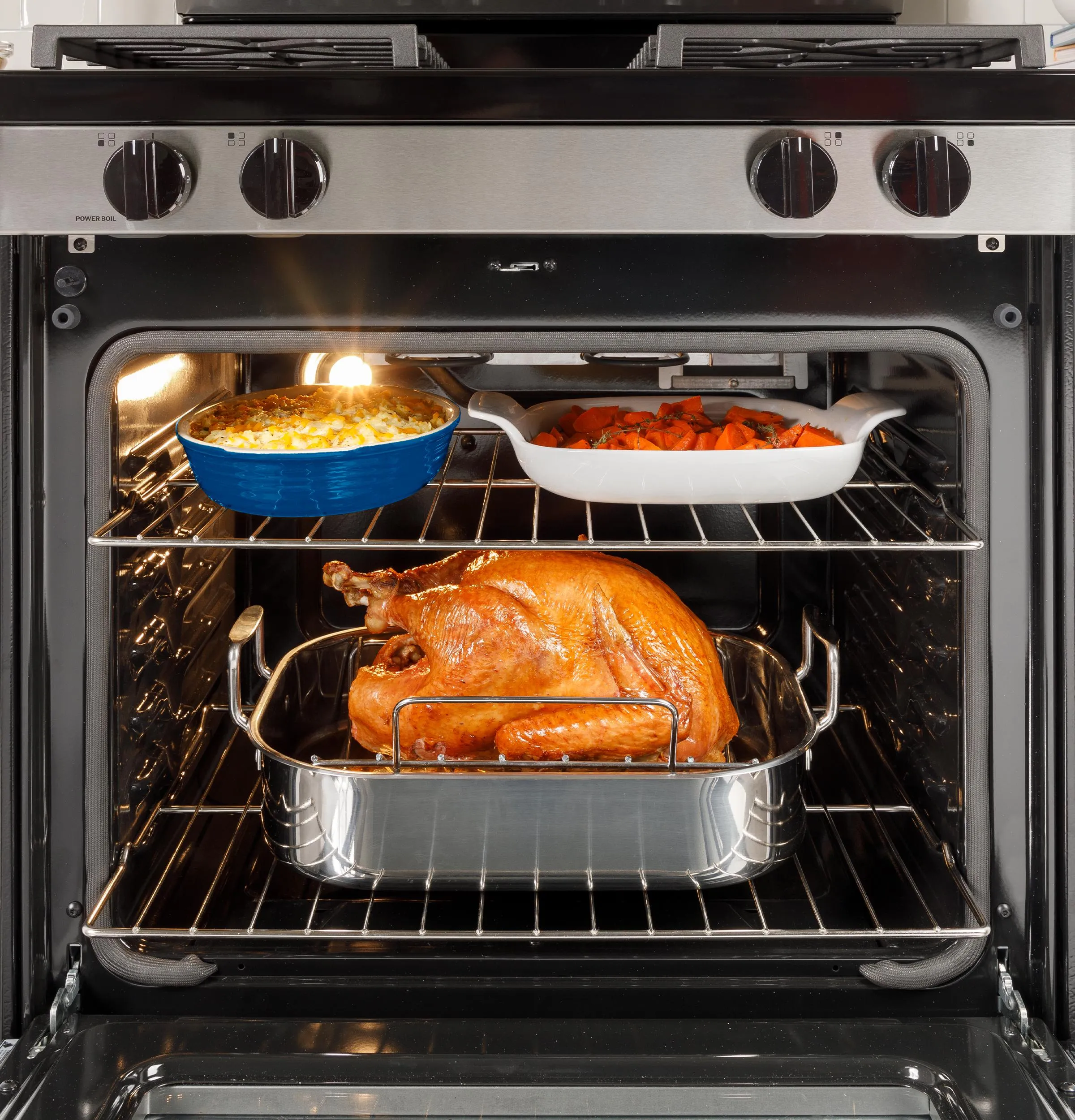 Ge Appliances GGF500PVWW Ge 30" Free-Standing Gas Range With Crisp Mode