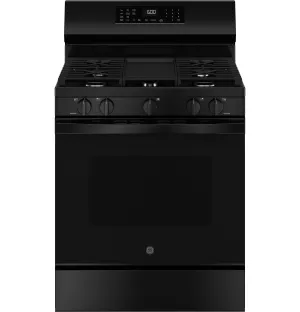 Ge Appliances GGF600AVBB Ge 30" Free-Standing Gas Convection Range With No Preheat Air Fry And Easywash&#8482; Oven Tray