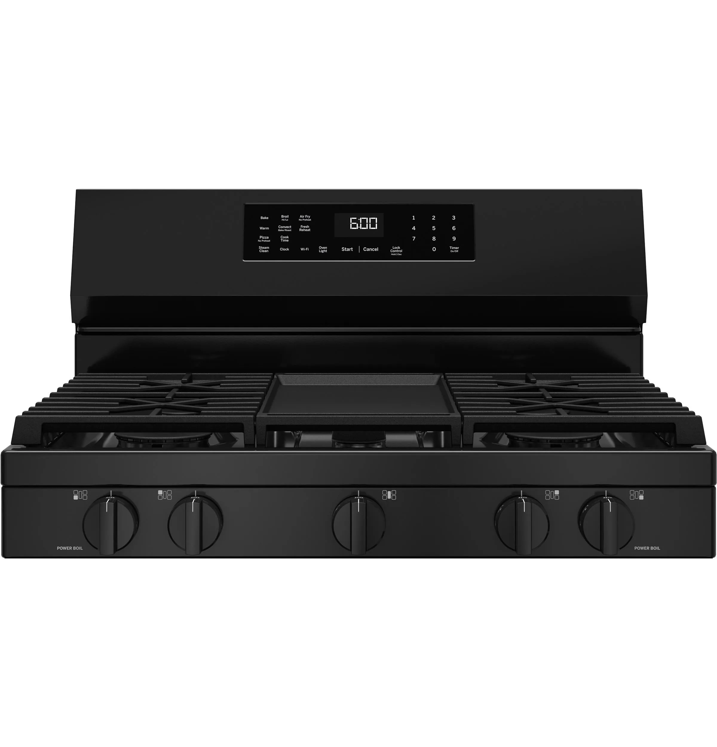 Ge Appliances GGF600AVBB Ge 30" Free-Standing Gas Convection Range With No Preheat Air Fry And Easywash&#8482; Oven Tray