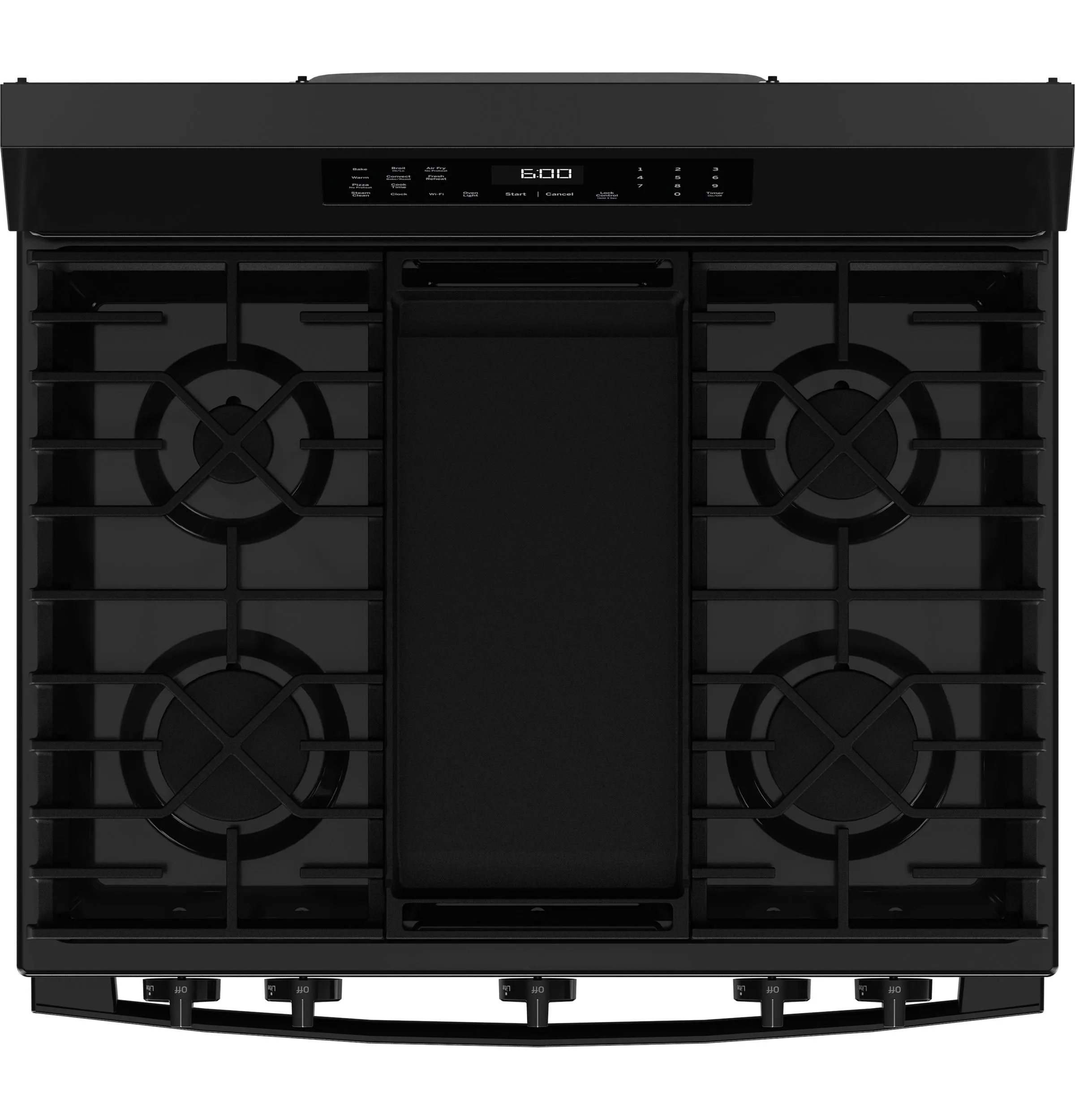Ge Appliances GGF600AVBB Ge 30" Free-Standing Gas Convection Range With No Preheat Air Fry And Easywash&#8482; Oven Tray