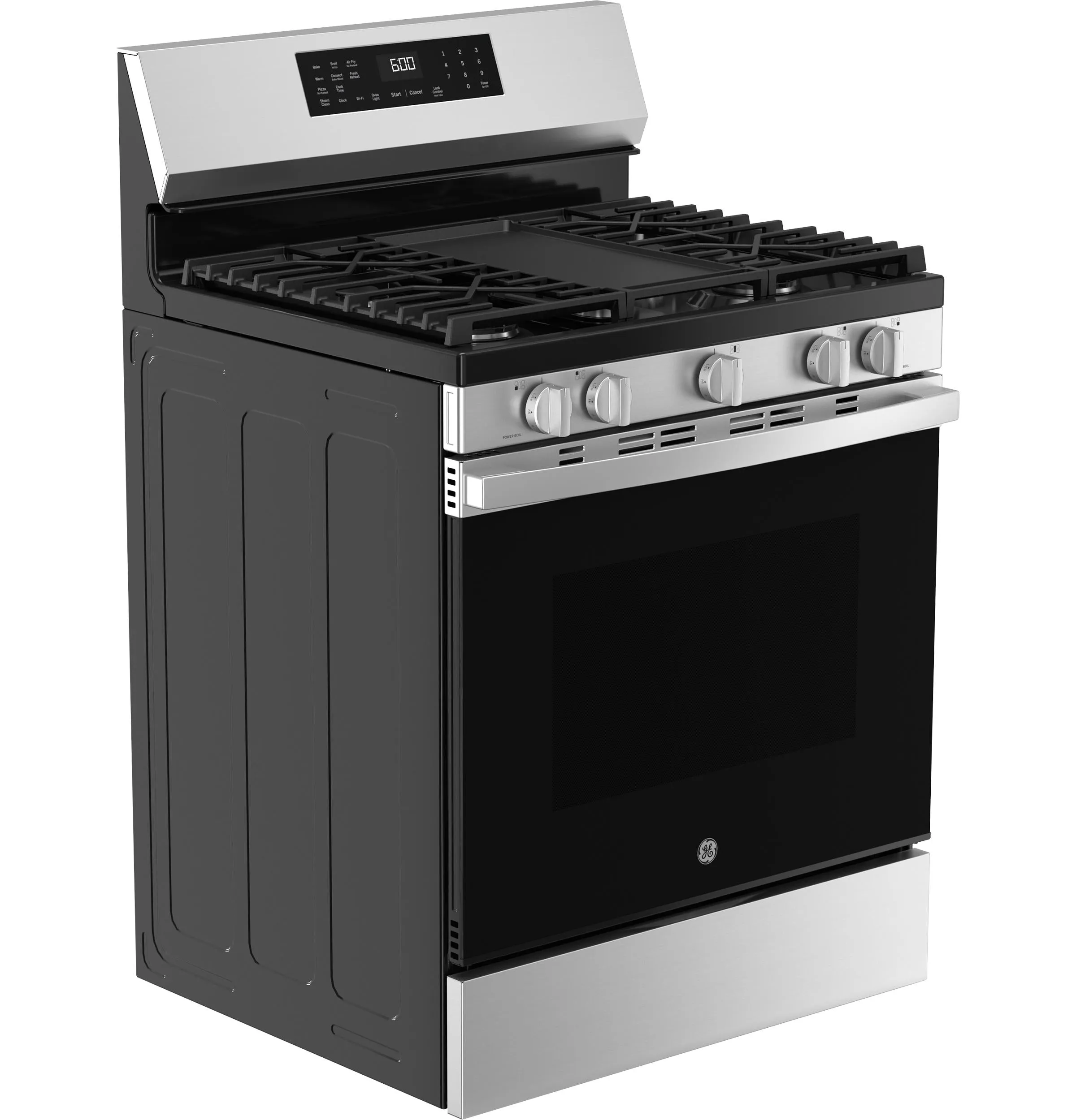 Ge Appliances GGF600AVSS Ge 30" Free-Standing Gas Convection Range With No Preheat Air Fry And Easywash&#8482; Oven Tray