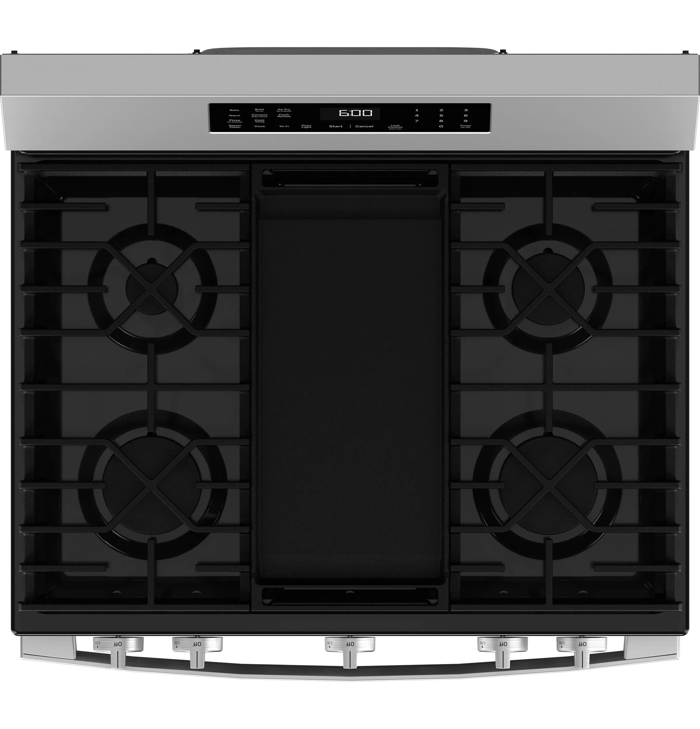 Ge Appliances GGF600AVSS Ge 30" Free-Standing Gas Convection Range With No Preheat Air Fry And Easywash&#8482; Oven Tray
