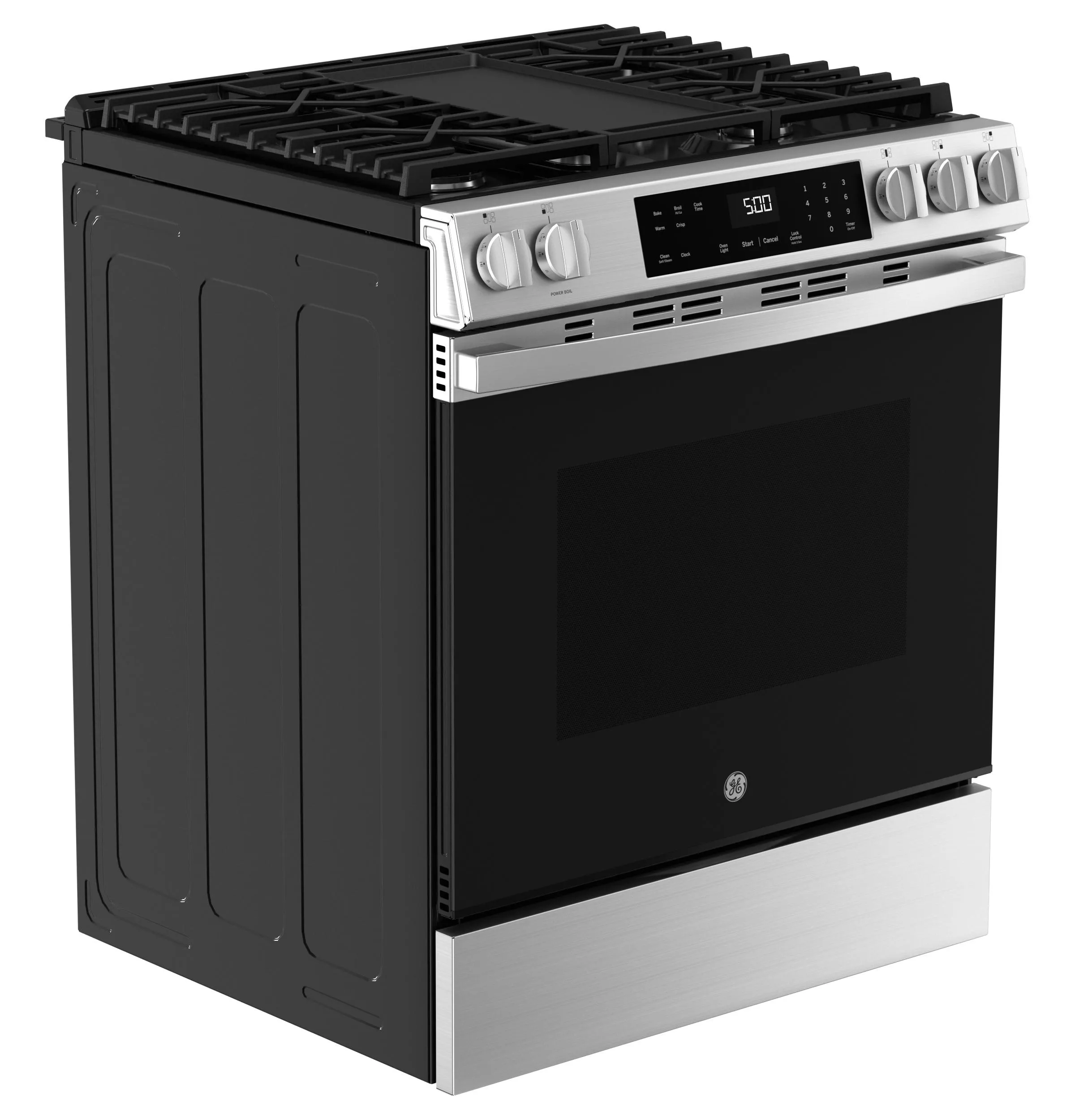 Ge Appliances GGS500PVSS Ge 30" Slide-In Front-Control Gas Range With Crisp Mode