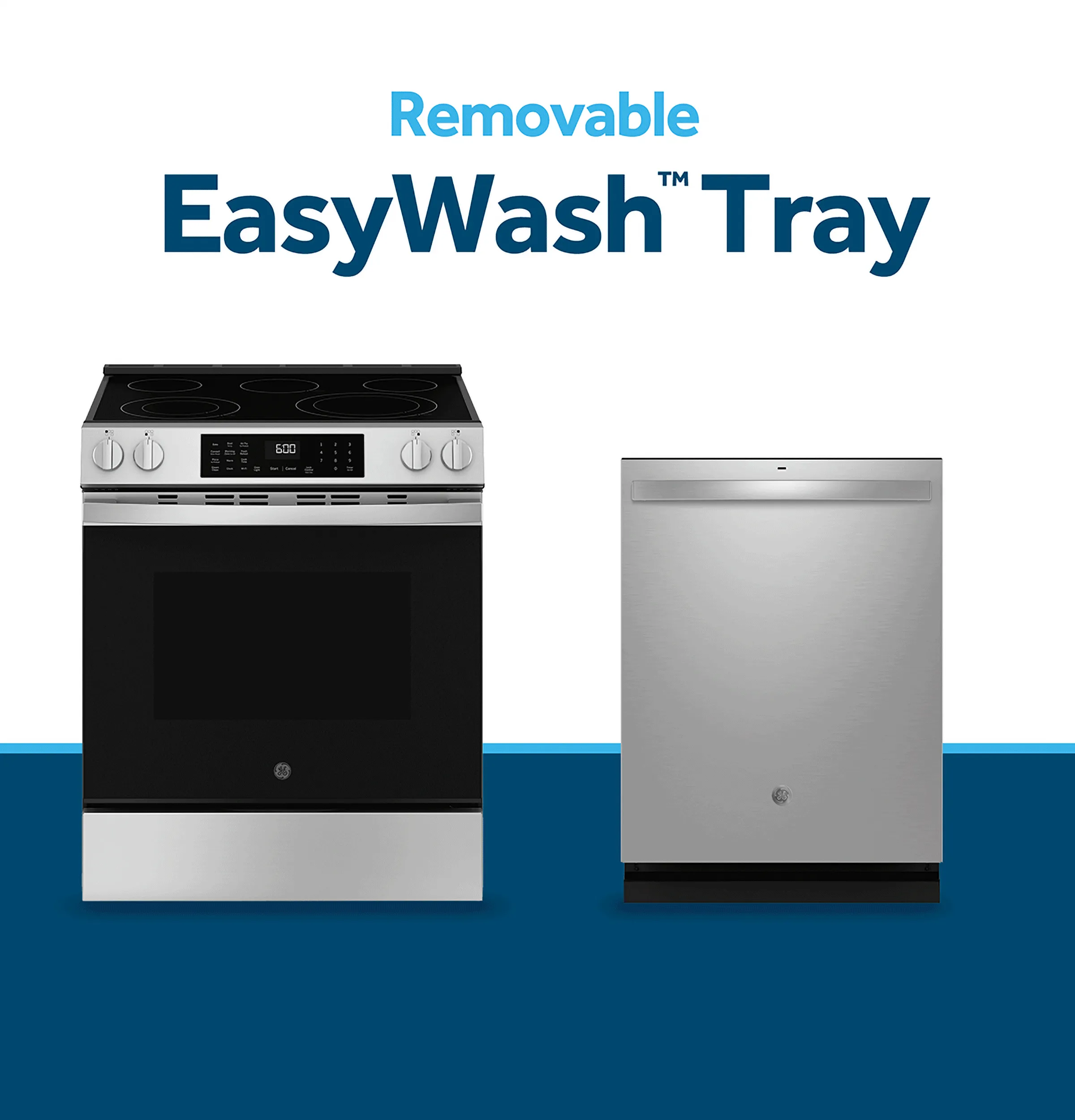 Ge Appliances GGS600AVWW Ge 30" Slide-In Front-Control Convection Gas Range With No Preheat Air Fry And Easywash&#8482; Oven Tray
