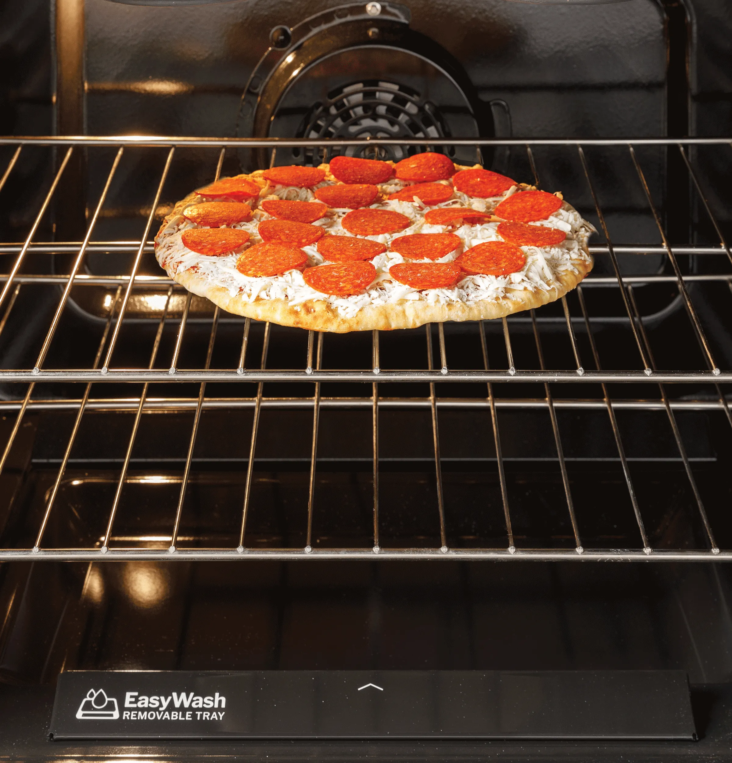 Ge Appliances GGS600AVWW Ge 30" Slide-In Front-Control Convection Gas Range With No Preheat Air Fry And Easywash&#8482; Oven Tray