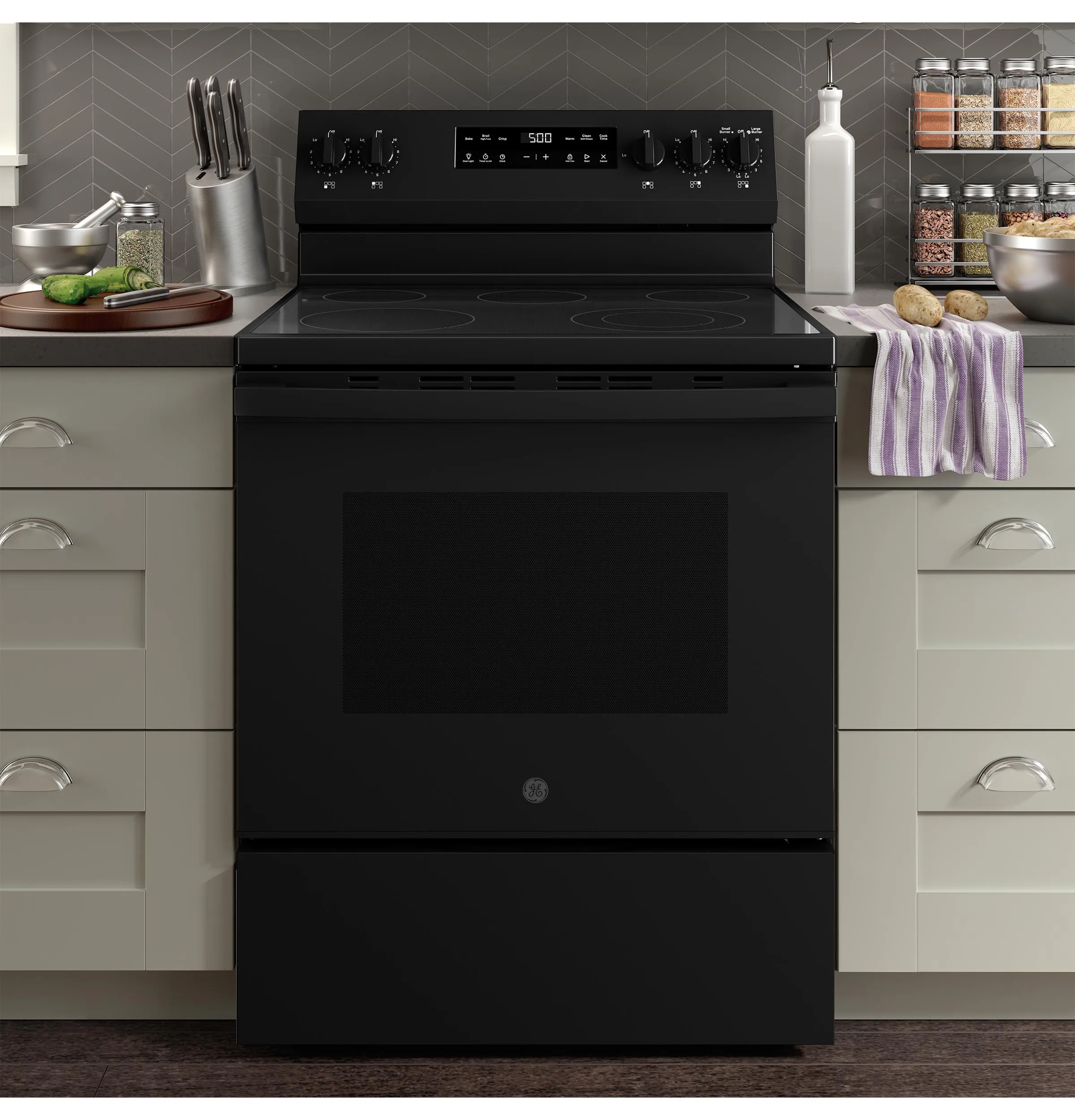 Ge Appliances GRF500PVBB Ge 30" Free-Standing Electric Range