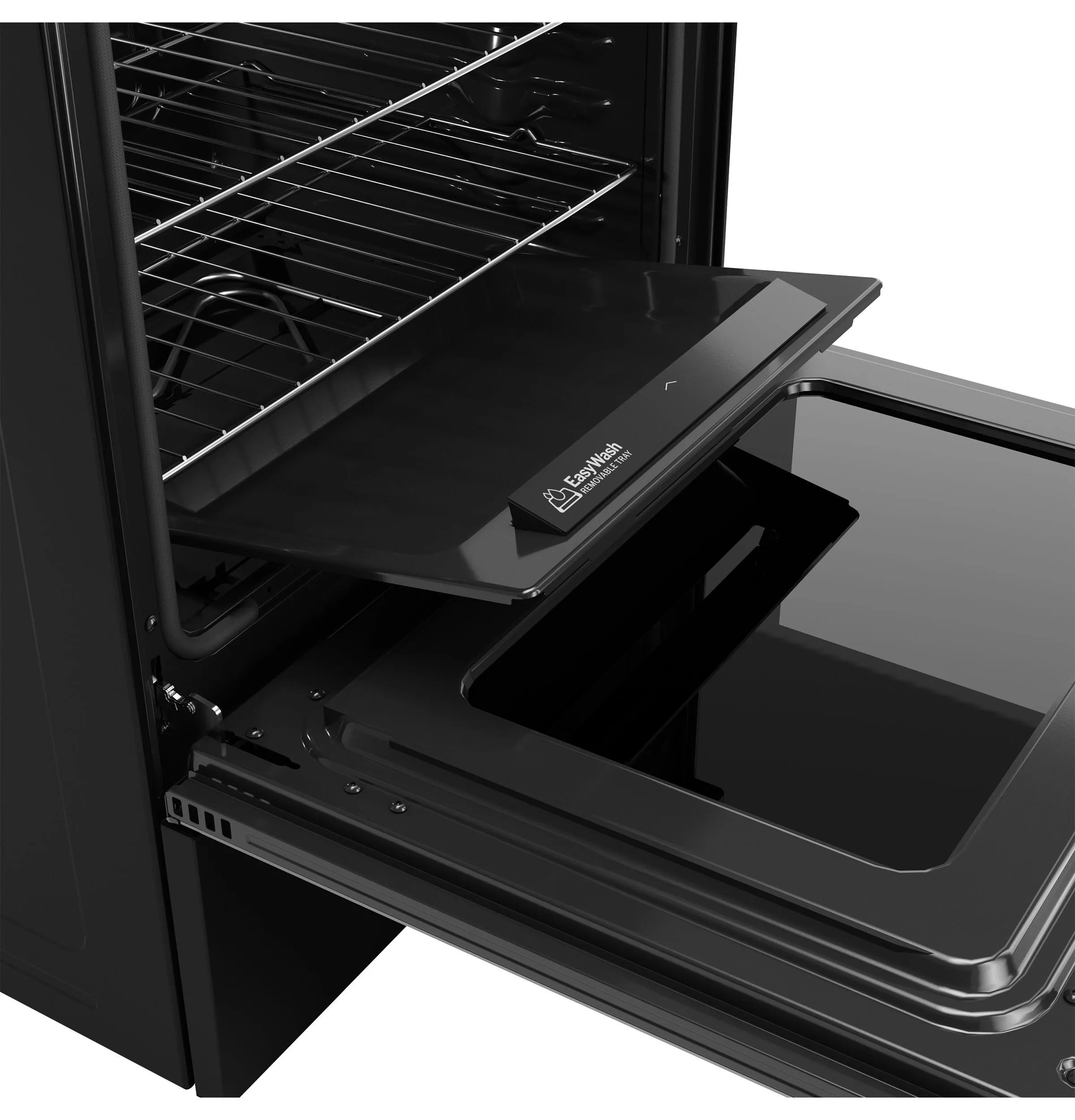 Ge Appliances GRF600AVBB Ge 30" Free-Standing Electric Convection Range With No Preheat Air Fry And Easywash&#8482; Oven Tray