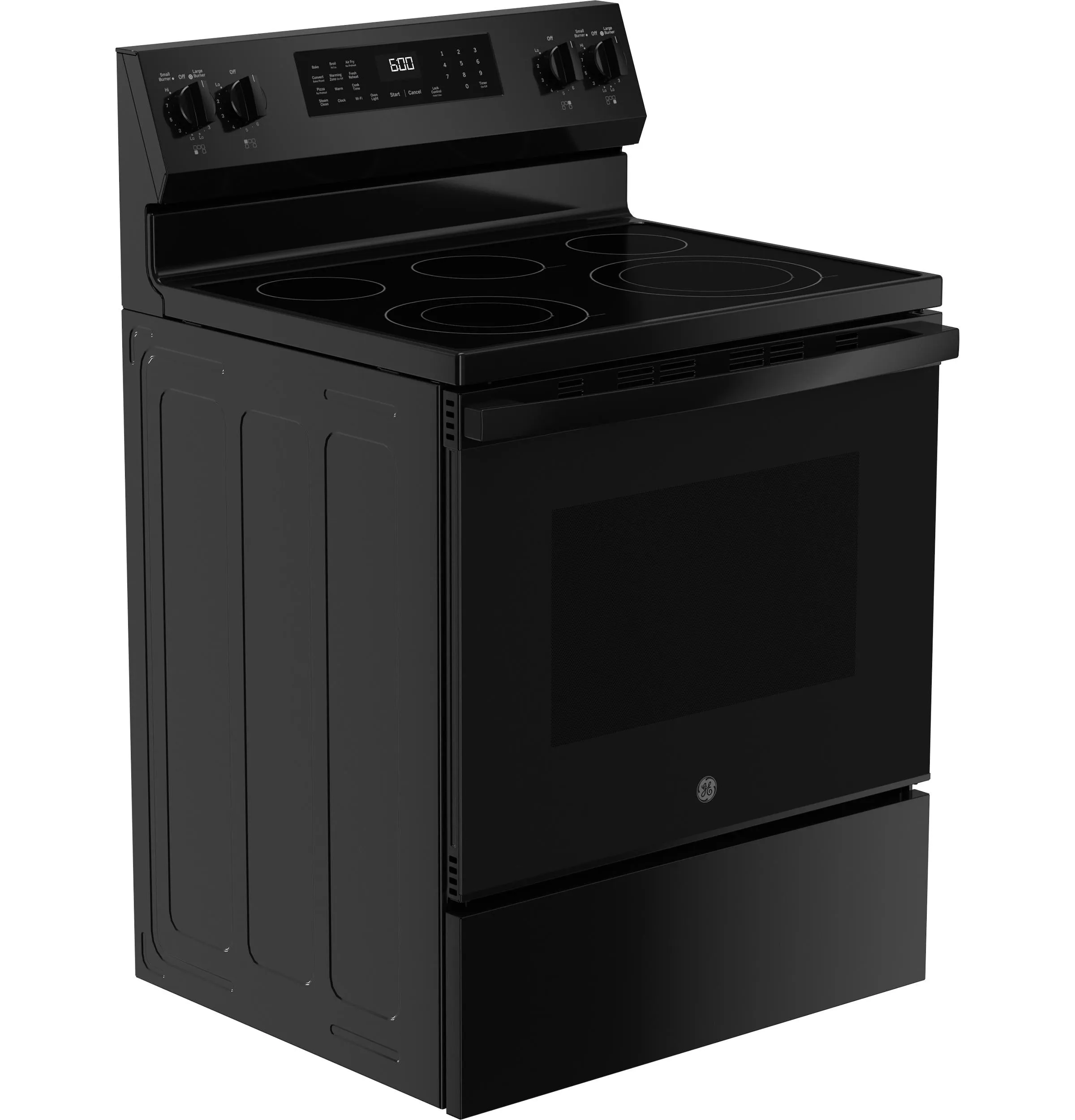 Ge Appliances GRF600AVBB Ge 30" Free-Standing Electric Convection Range With No Preheat Air Fry And Easywash&#8482; Oven Tray