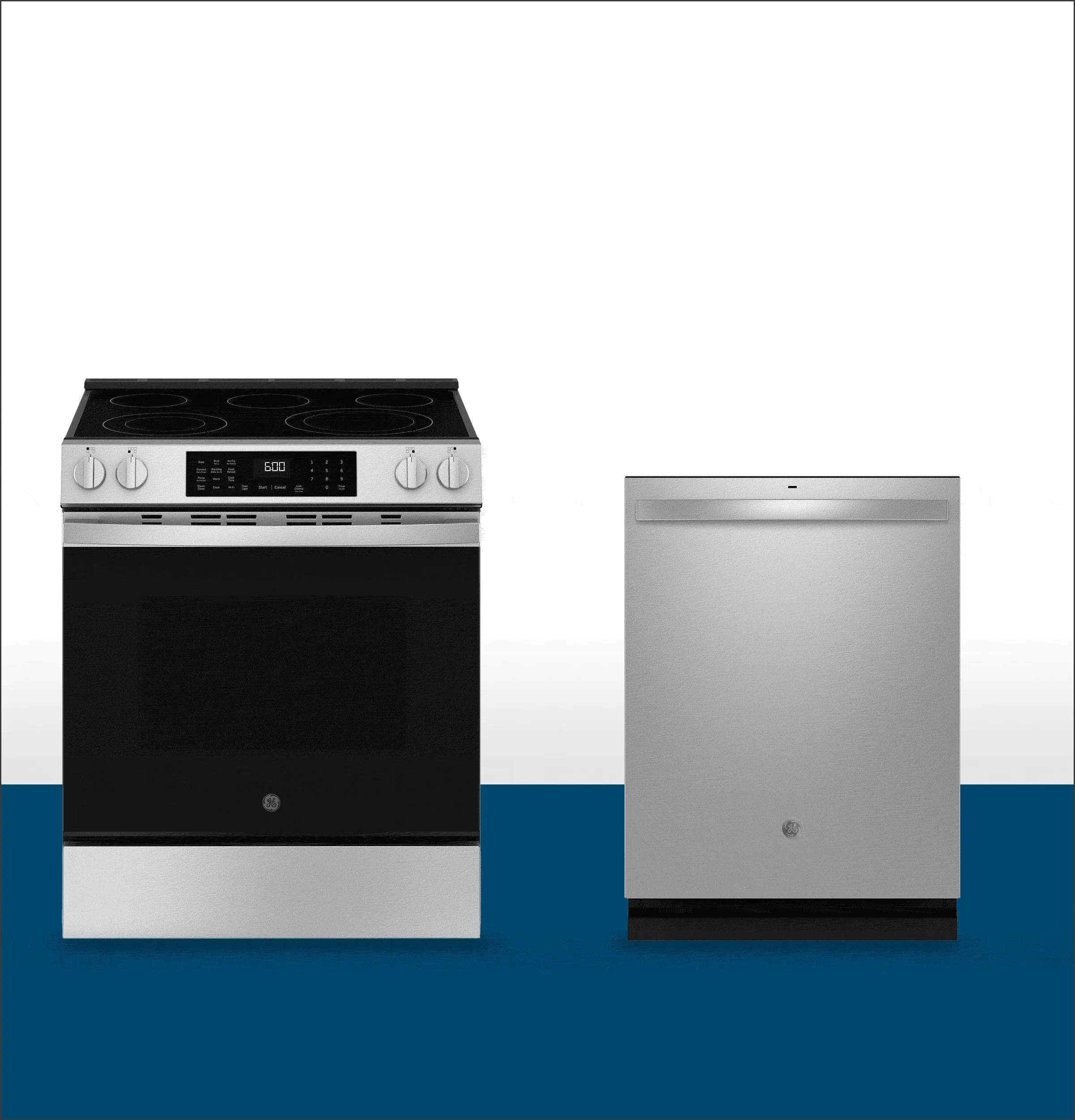 Ge Appliances GRF600AVES Ge 30" Free-Standing Electric Convection Range With No Preheat Air Fry And Easywash&#8482; Oven Tray