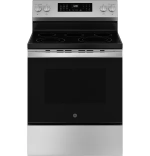Ge Appliances GRF600AVSS Ge 30" Free-Standing Electric Convection Range With No Preheat Air Fry And Easywash&#8482; Oven Tray