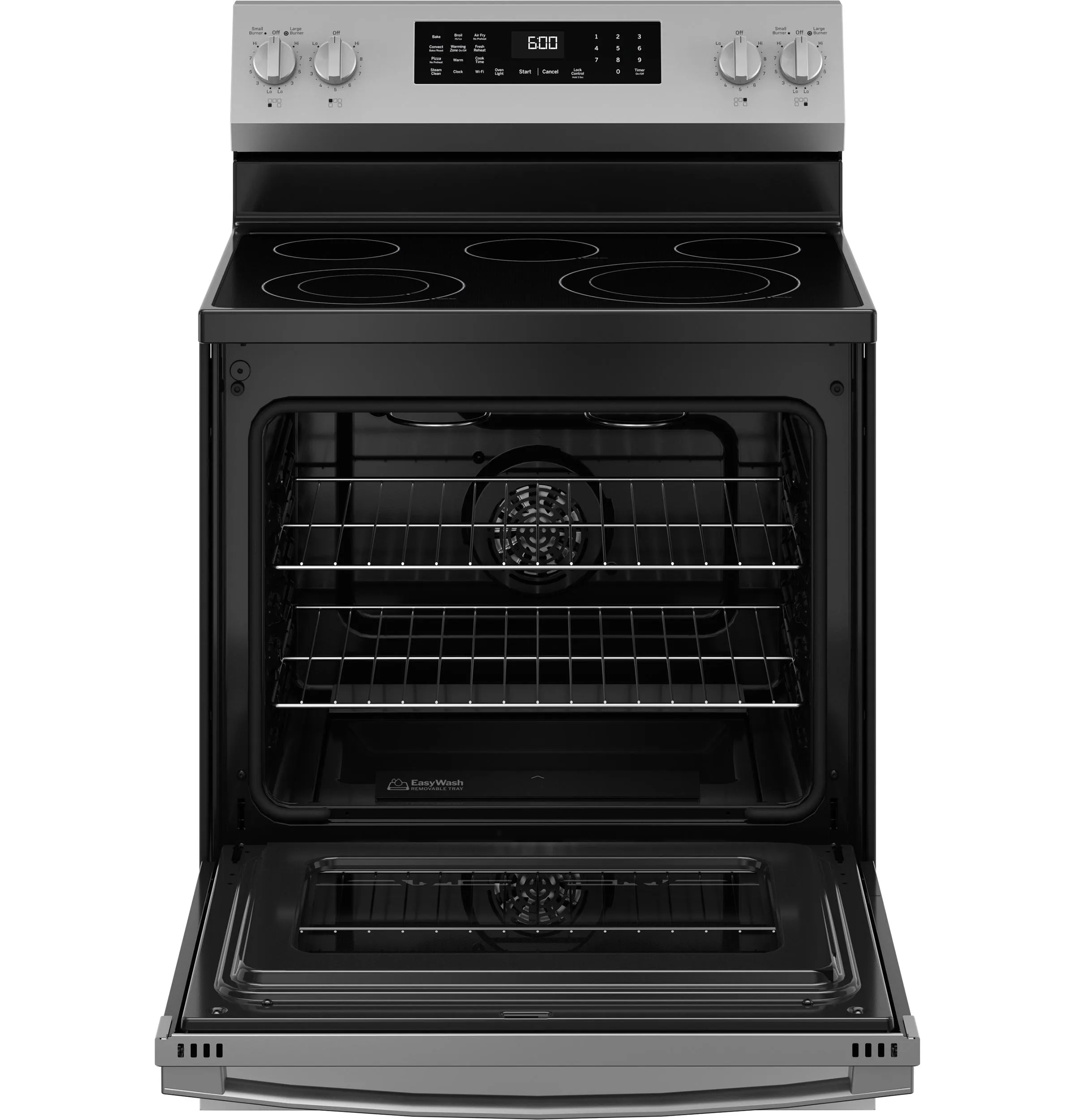 Ge Appliances GRF600AVSS Ge 30" Free-Standing Electric Convection Range With No Preheat Air Fry And Easywash&#8482; Oven Tray