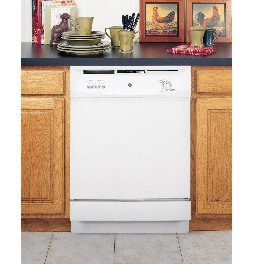 Ge Appliances GSD3301KWW Ge Built-In Dishwasher With Power Cord