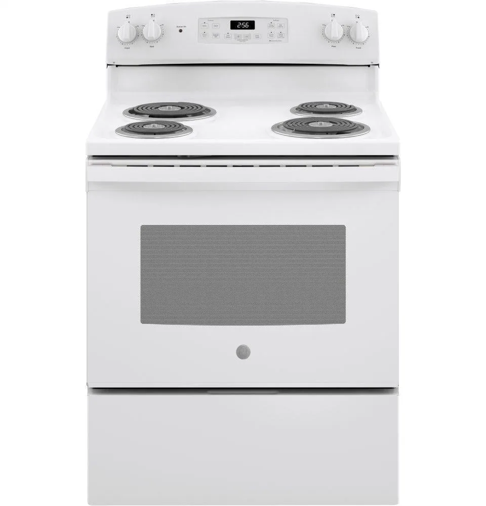 Ge Appliances JB256DMWW Ge 30" Free-Standing Electric Range
