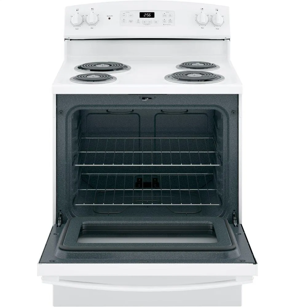 Ge Appliances JB256DMWW Ge 30" Free-Standing Electric Range