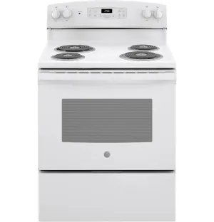 Ge Appliances JB256DMWW Ge 30" Free-Standing Electric Range