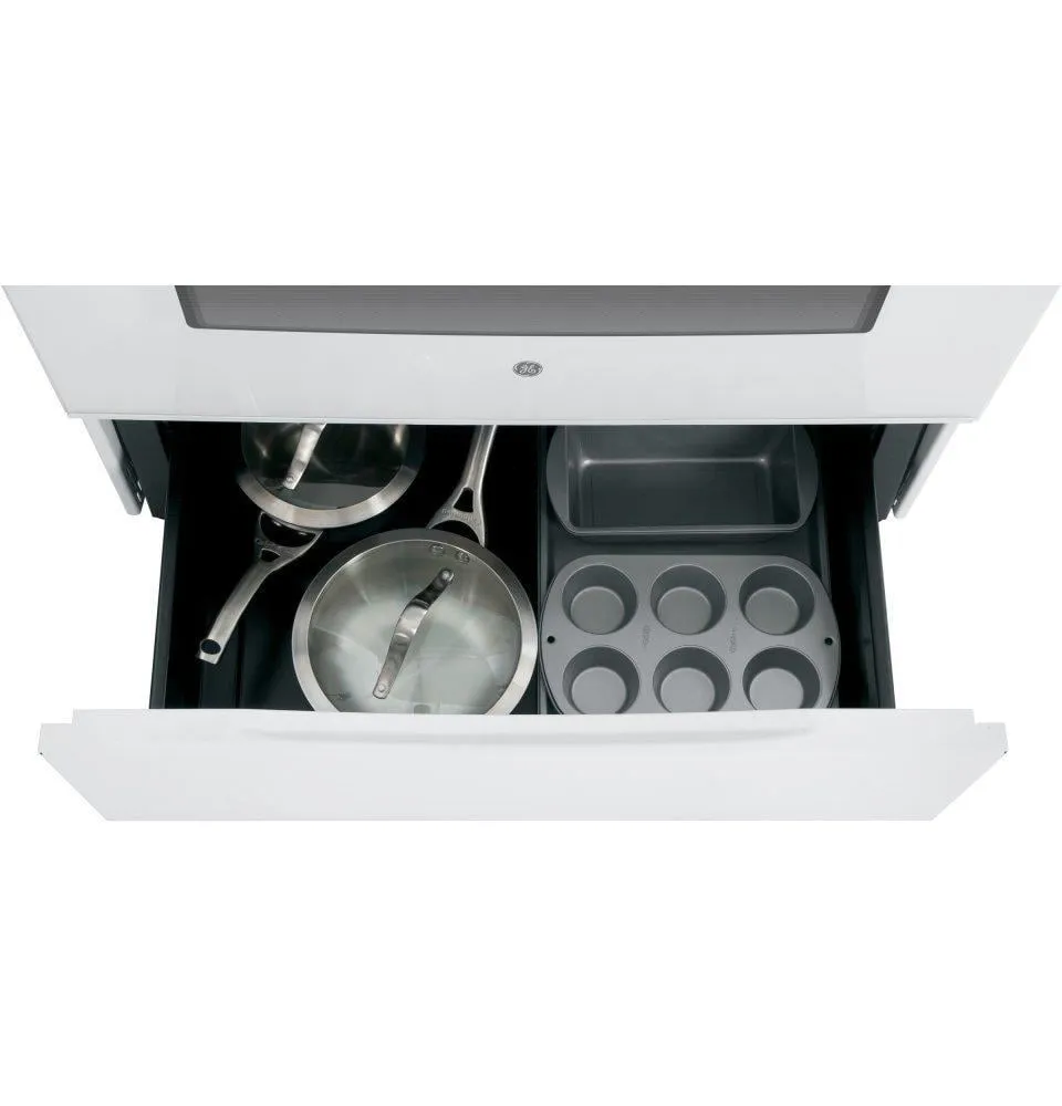 Ge Appliances JB258DMWW Ge 30" Free-Standing Self-Clean Electric Range