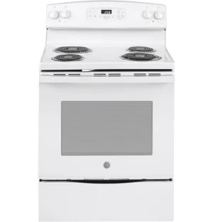 Ge Appliances JB258DMWW Ge 30" Free-Standing Self-Clean Electric Range