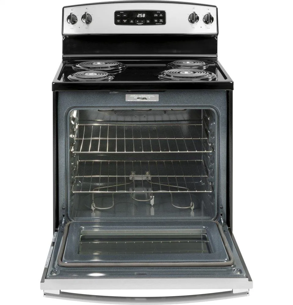 Ge Appliances JB258RMSS Ge 30" Free-Standing Self-Clean Electric Range