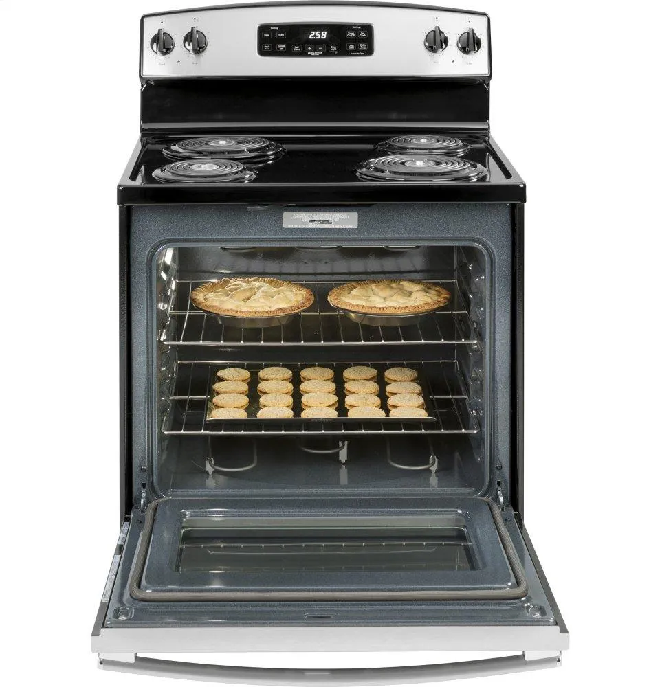 Ge Appliances JB258RMSS Ge 30" Free-Standing Self-Clean Electric Range