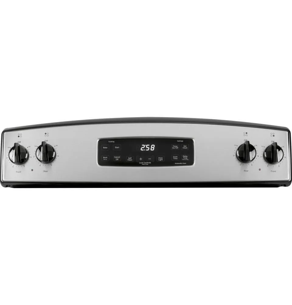 Ge Appliances JB258RMSS Ge 30" Free-Standing Self-Clean Electric Range