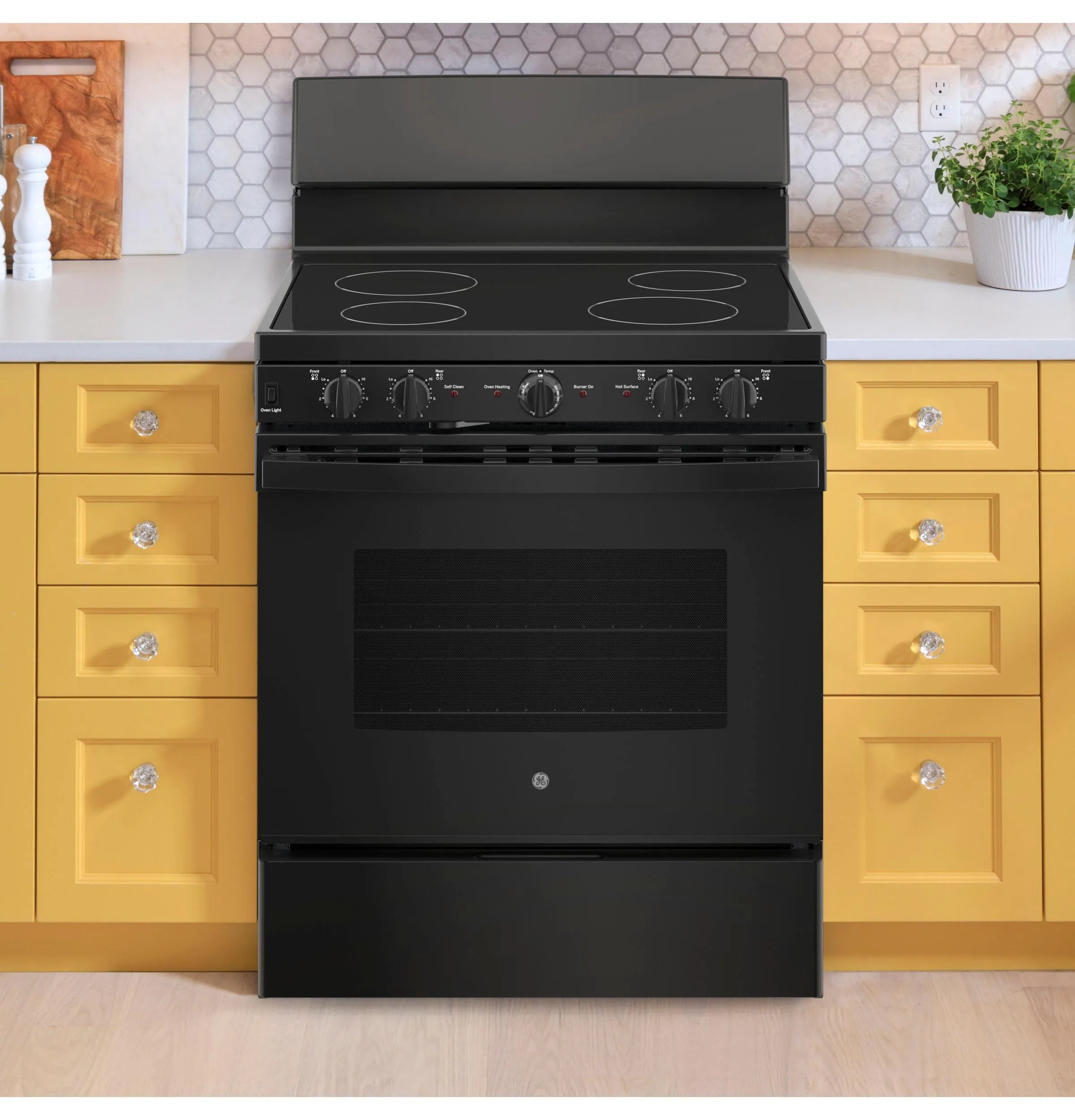 Ge Appliances JB480DTBB Ge 30" Free-Standing Electric Radiant Smooth Cooktop Range