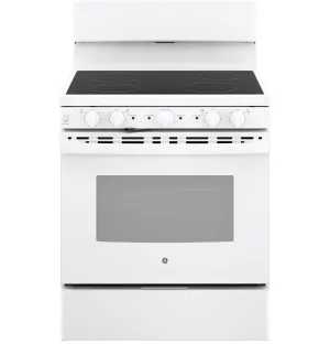Ge Appliances JB480DTWW Ge 30" Free-Standing Electric Radiant Smooth Cooktop Range