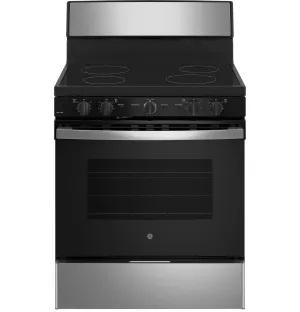 Ge Appliances JB480SYSS Ge Energy Star 30" Free-Standing Electric Radiant Smooth Cooktop Range