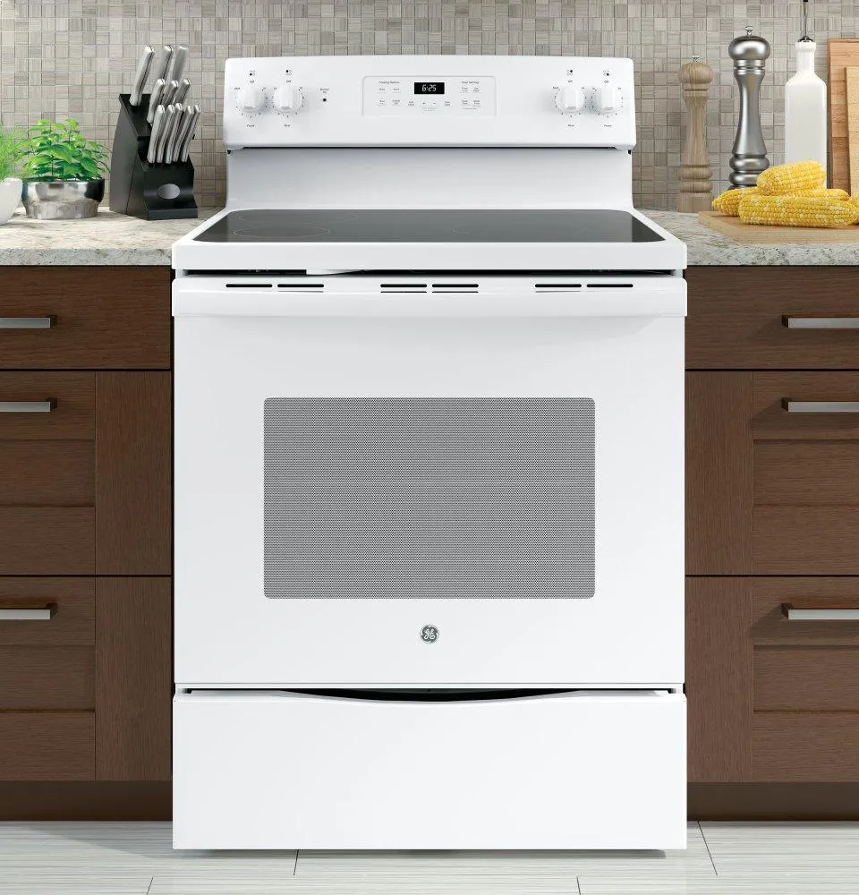 Ge Appliances JB625DKWW Ge 30" Free-Standing Electric Range
