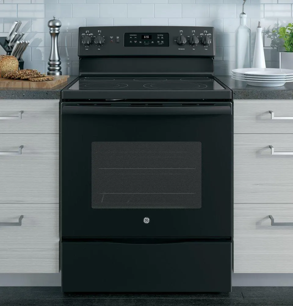 Ge Appliances JB655DKBB Ge 30" Free-Standing Electric Convection Range