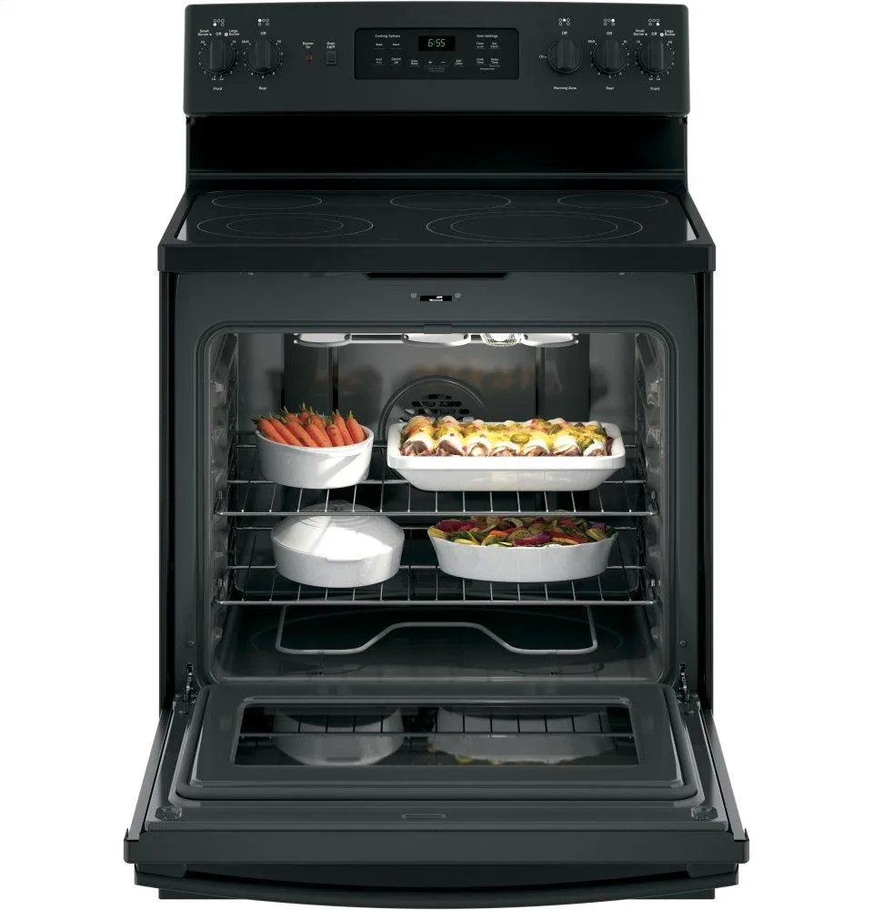 Ge Appliances JB655DKBB Ge 30" Free-Standing Electric Convection Range
