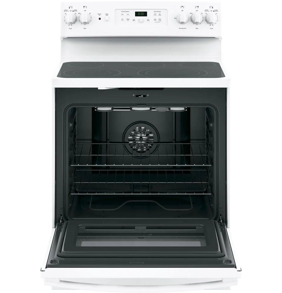 Ge Appliances JB655DKWW Ge 30" Free-Standing Electric Convection Range
