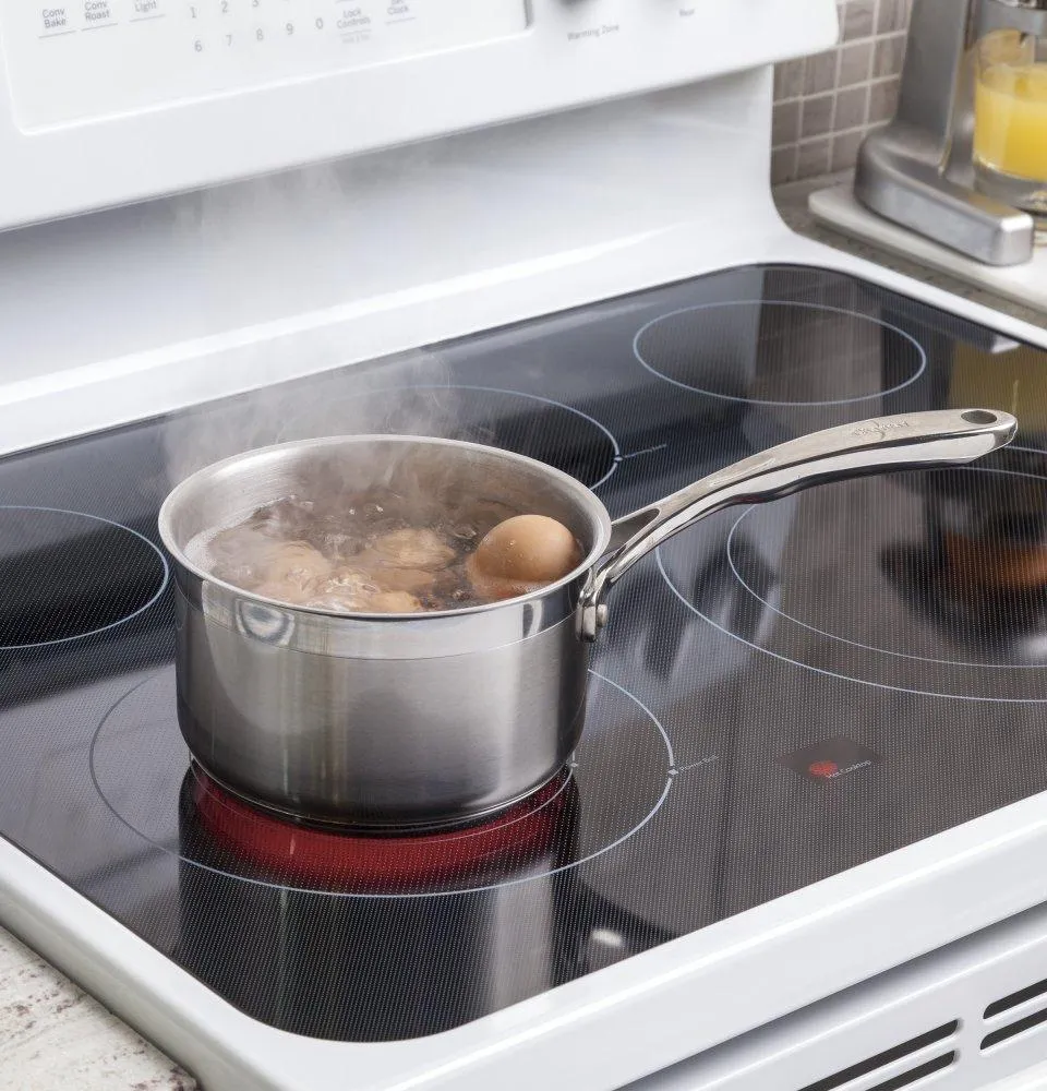Ge Appliances JB655DKWW Ge 30" Free-Standing Electric Convection Range