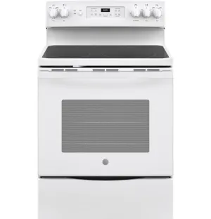Ge Appliances JB655DKWW Ge 30" Free-Standing Electric Convection Range