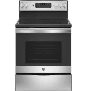 Ge Appliances JB655YKFS Ge 30" Free-Standing Electric Convection Fingerprint Resistant Range