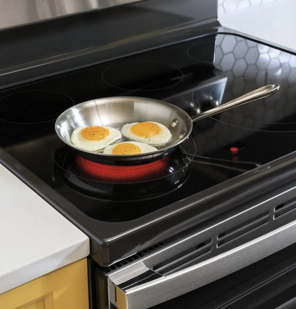 Ge Appliances JB655YKFS Ge 30" Free-Standing Electric Convection Fingerprint Resistant Range