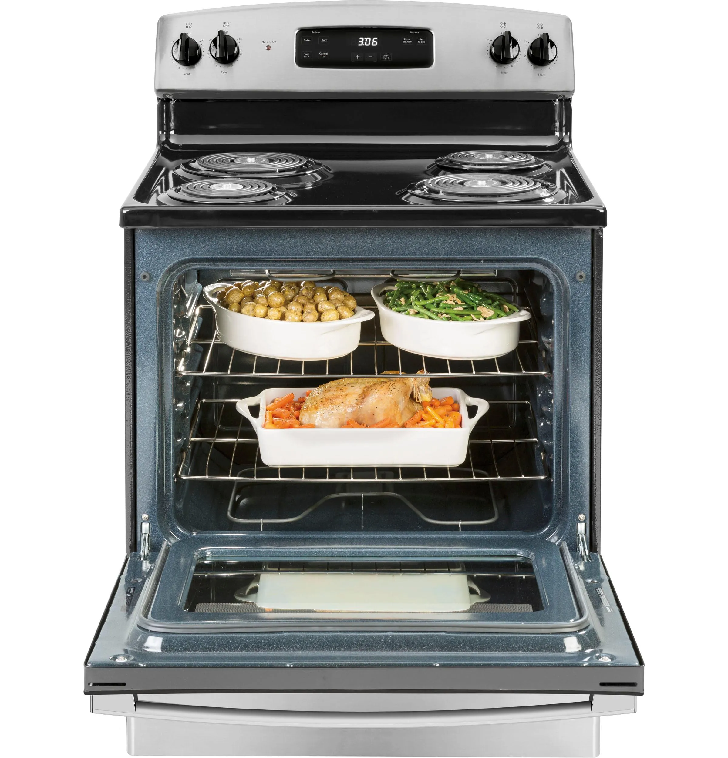Ge Appliances JBS360RTSS Ge 30" Free-Standing Electric Range
