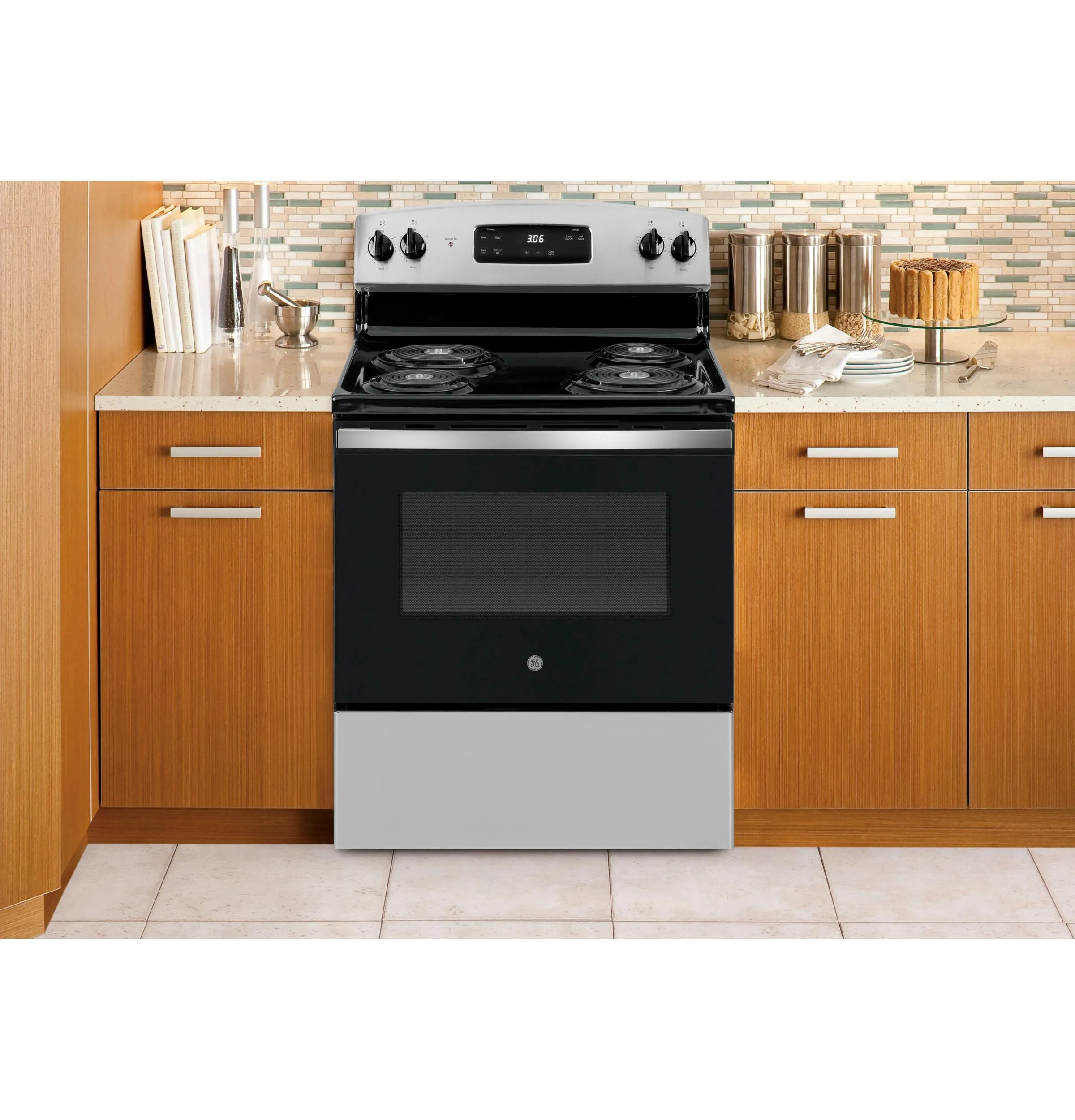 Ge Appliances JBS360RTSS Ge 30" Free-Standing Electric Range
