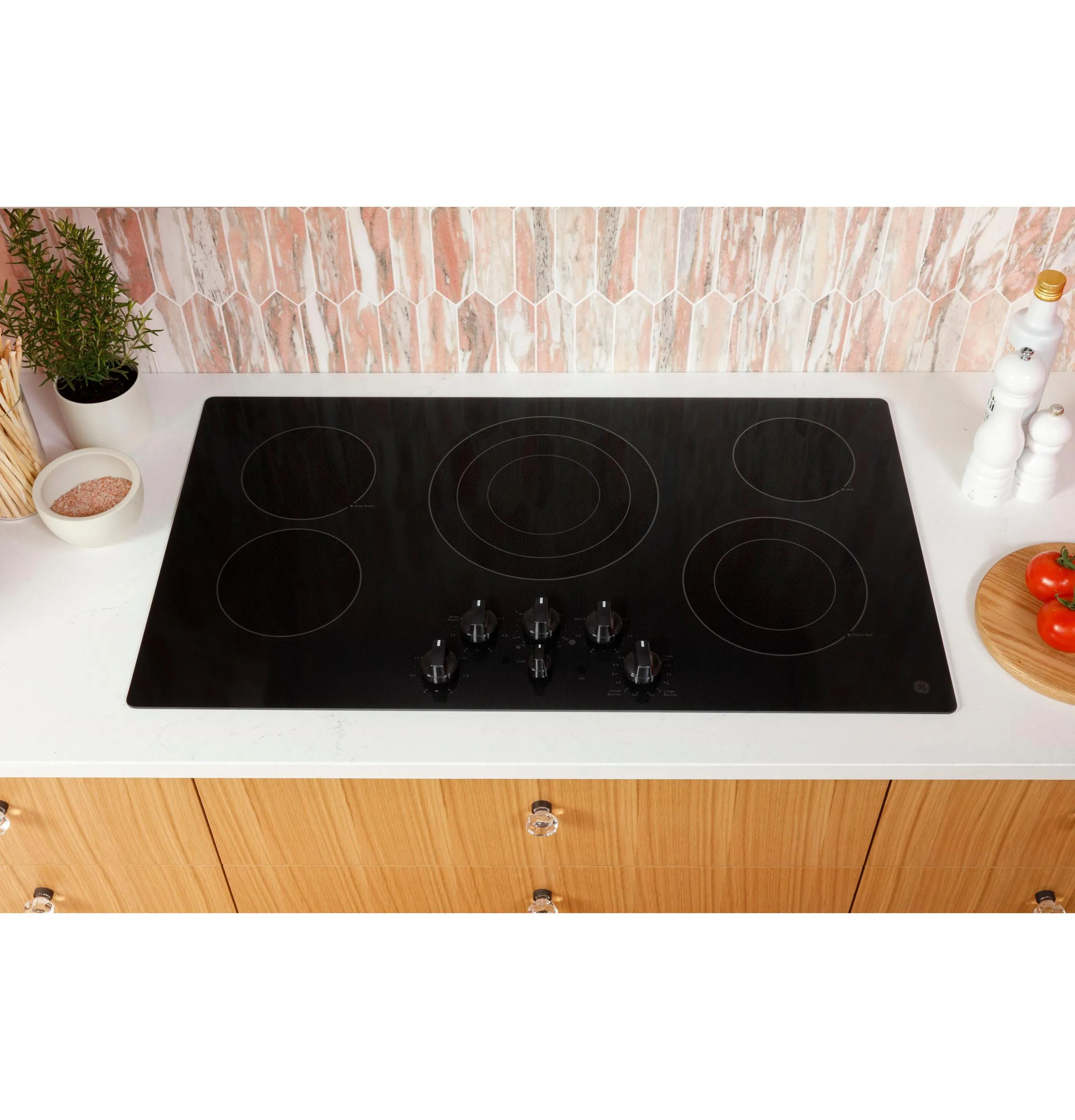 Ge Appliances JEP5030STSS Ge 30" Built-In Knob Control Electric Cooktop