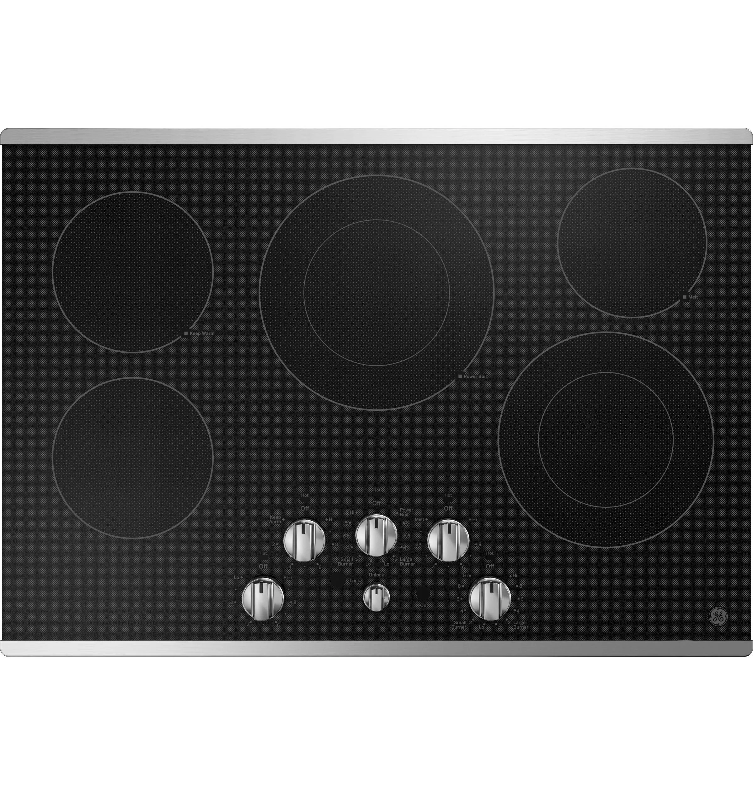 Ge Appliances JEP5030STSS Ge 30" Built-In Knob Control Electric Cooktop