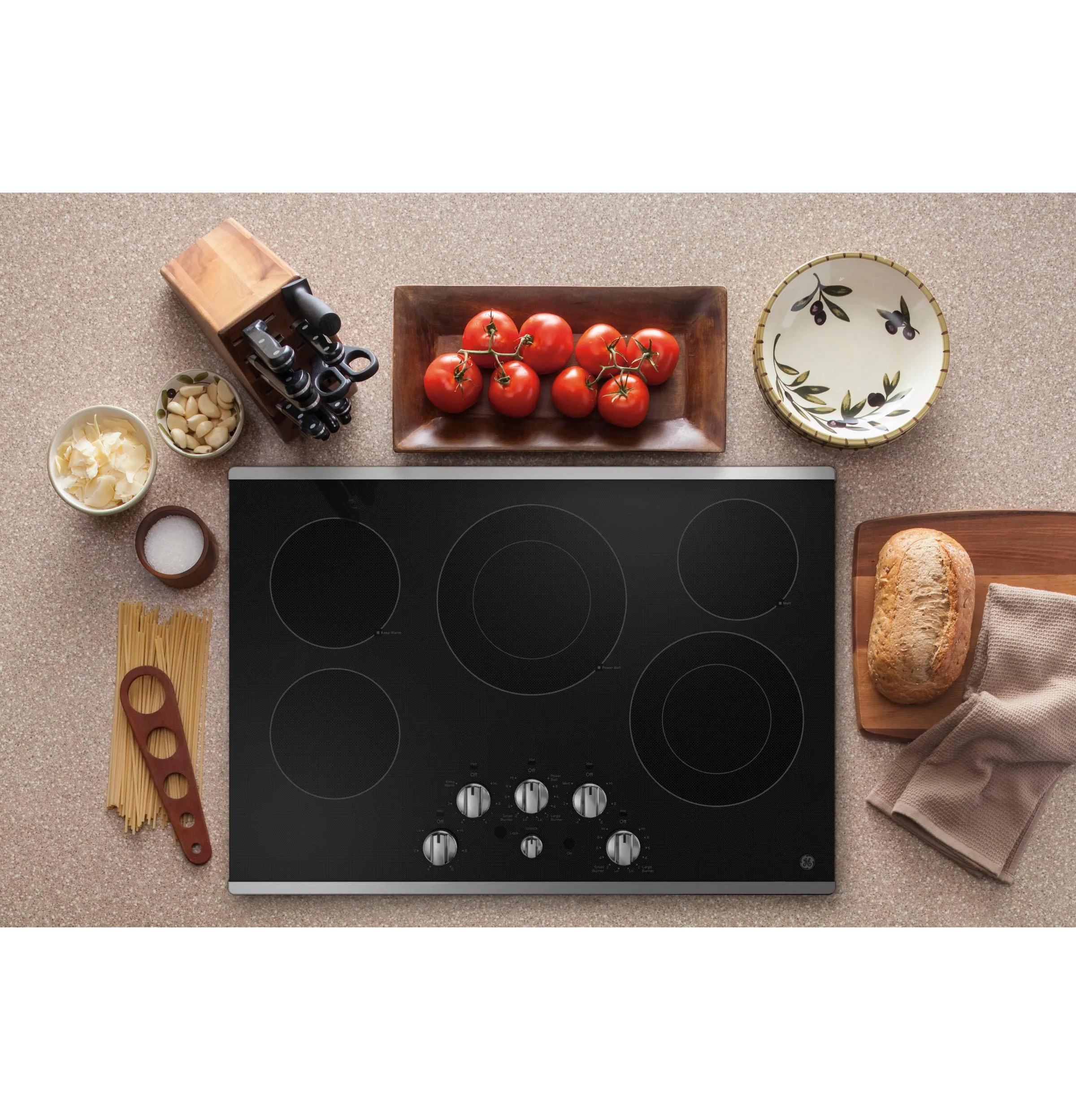Ge Appliances JEP5030STSS Ge 30" Built-In Knob Control Electric Cooktop