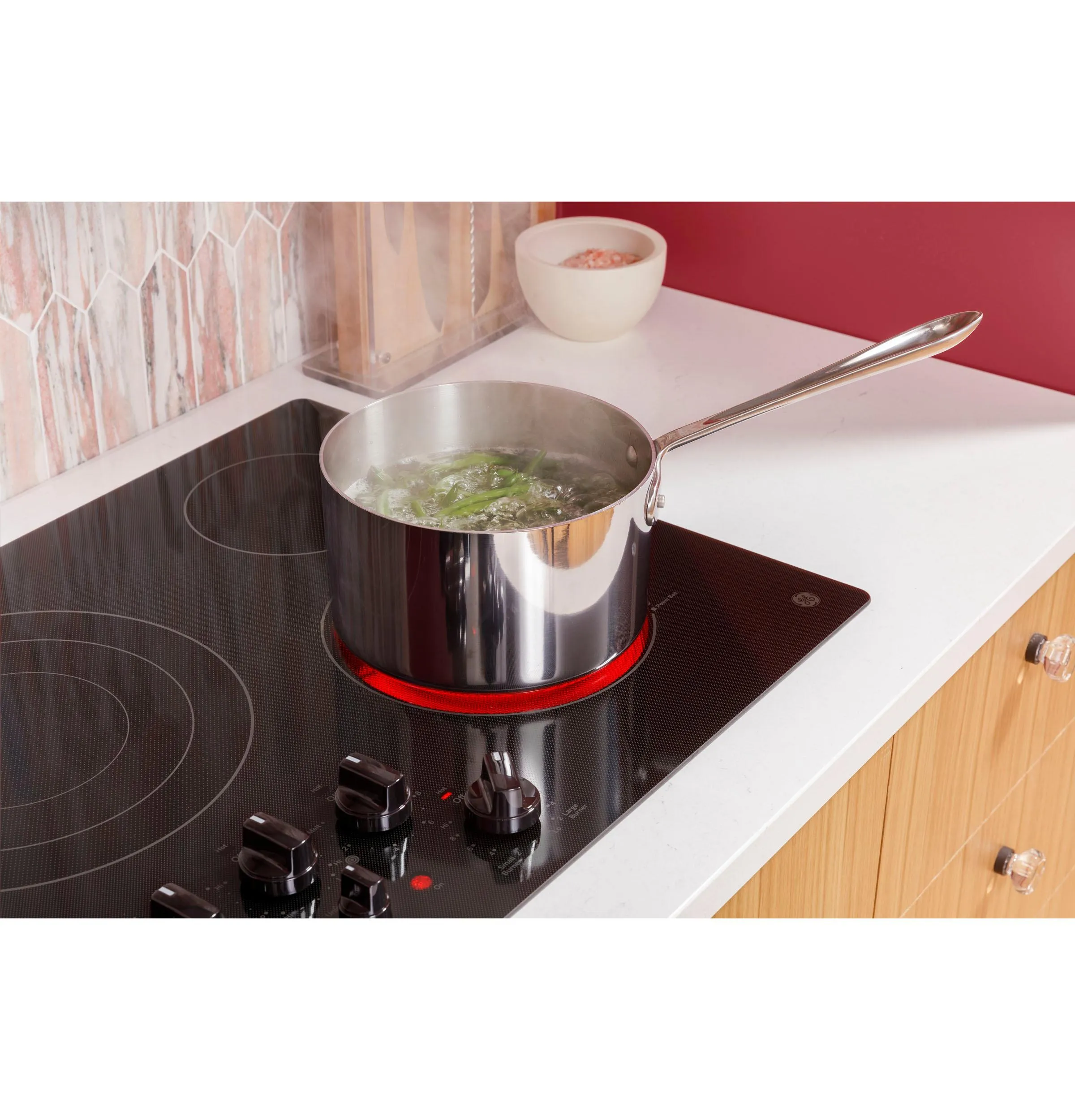 Ge Appliances JEP5030STSS Ge 30" Built-In Knob Control Electric Cooktop