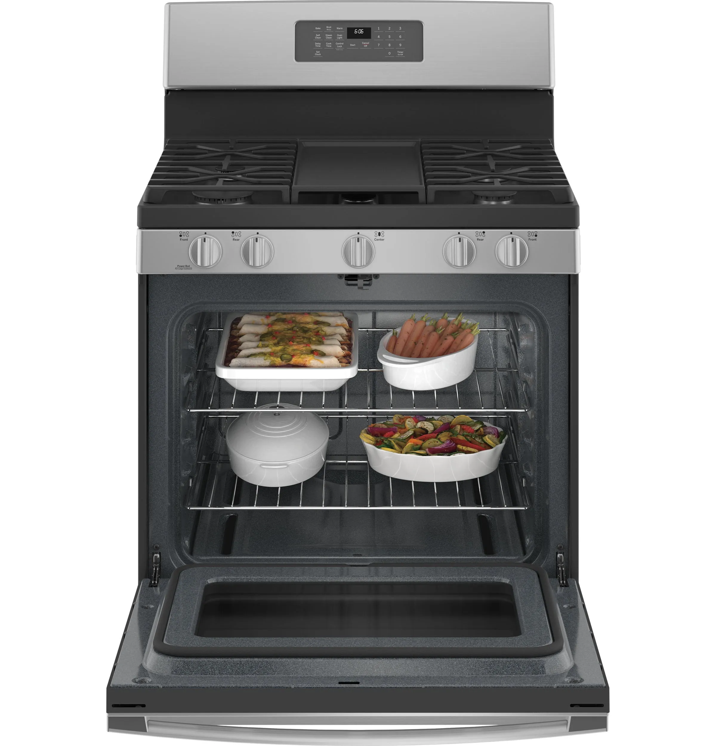 Ge Appliances JGB660SPSS Ge 30" Free-Standing Gas Range