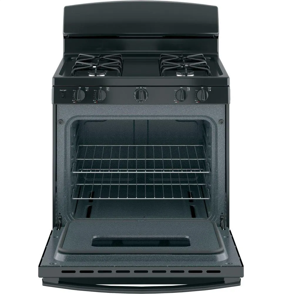Ge Appliances JGBS10DEMBB Ge 30" Free-Standing Front Control Gas Range
