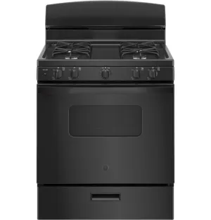 Ge Appliances JGBS10DEMBB Ge 30" Free-Standing Front Control Gas Range
