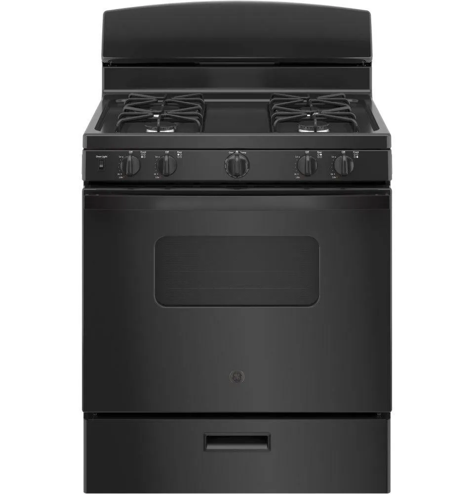 Ge Appliances JGBS10DEMBB Ge 30" Free-Standing Front Control Gas Range