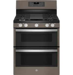 Ge Appliances JGBS86EPES Ge 30" Free-Standing Gas Double Oven Convection Range